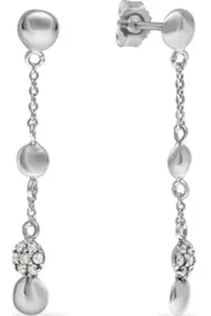 FAVS Paar Ohrhänger Damen-Ohrhänger 925er Silber 14 Zirkonia silberfarben