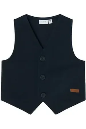 NAME IT Anzugweste NMMROBINO VEST UNB blau 110