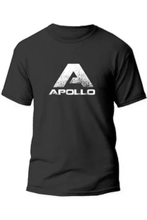 Apollo T-Shirt Sportshirt, atmungsaktives, kurzarmiges Shirt, Unisex, Größe S-XXL bequem, aus reiner Baumwolle schwarz XXL