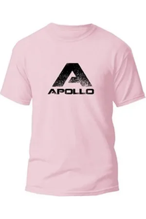 Apollo T-Shirt Sportshirt, atmungsaktives, kurzarmiges Shirt, Unisex, Größe S-XXL bequem, aus reiner Baumwolle rosa L