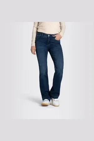 Mac 5-Pocket-Jeans Bootcut Dream Authentic - Bootcut blau|silberfarben 42/34