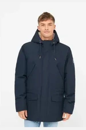 Derbe Winterjacke Festholm Wasserabweisend, winddicht, super warm, nachhaltig blau 3XL