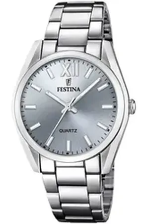 Festina Quarzuhr Boyfriend Collection F20622/J, Armbanduhr, Damenuhr, Edelstahlarmband silberfarben