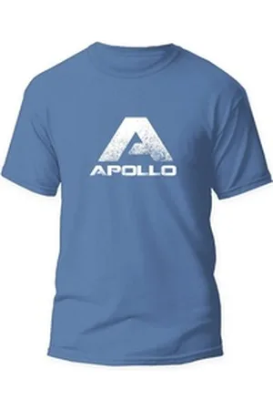 Apollo T-Shirt Sportshirt, atmungsaktives, kurzarmiges Shirt, Unisex, Größe S-XXL bequem, aus reiner Baumwolle blau XL