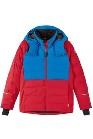 Reima Skijacke KUOSKU Jacke und Hose am Schneefang verbunden rot 158