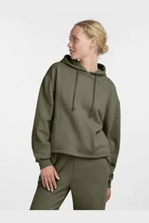 Pieces® Hoodie PCCHILLI LS HOODIE NOOS BC grün XL (42)