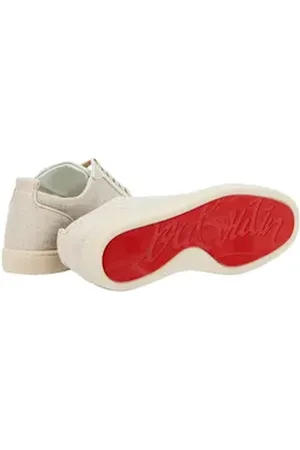 Christian Louboutin Sneakers Leinen Trainers Schuhe Rantulow Orlato Turnschuhe Sneaker 46