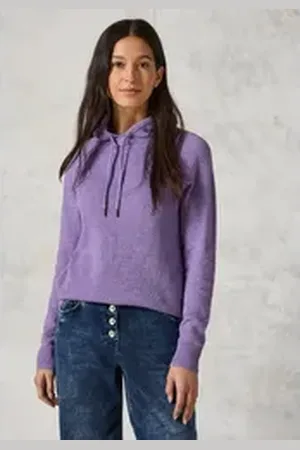 CECIL Rollkragenpullover mit Kragen lila XL (44)