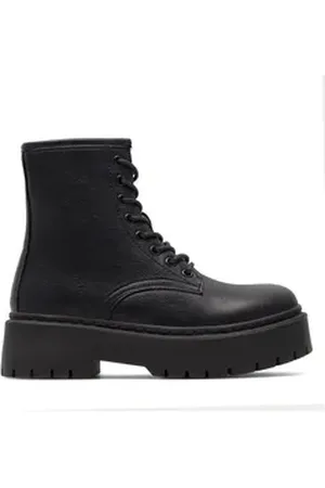 DeeZee Stiefeletten Damen H120101-01 Schwarz Stiefelette schwarz 38 EU