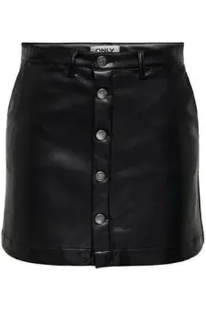 ONLY Lederrock Amazing-Liora (1-tlg) Plain/ohne Details schwarz XL