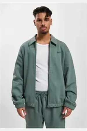 DEF Sweatjacke Colllar Jacket grün L