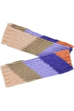 Seeberger Strickhandschuhe Strick Stulpen mit besonderen Streifen 19472-0 bunt