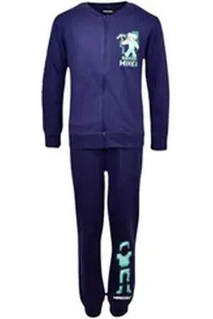 Minecraft Freizeitanzug Diamond Miner (2-tlg), Jungen 2er Set Sweatjacke & Hose Größe 122 - 152 cm blau 122 cm