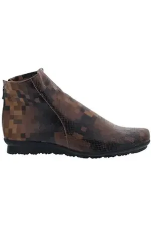 Arche Baryky, Terra / noir, Pyxel (Glattleder), Reißverschluss, Bootie Reißverschlussstiefel braun 41 EU