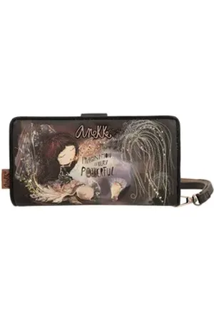 Anekke Geldbörse Large Coin Purse, mit RFID-Blocker Schutz braun
