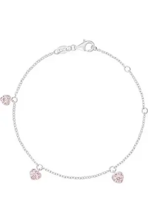 FAVS Silberarmband Mädchen-Armband 925er Silber 18 Zirkonia silberfarben