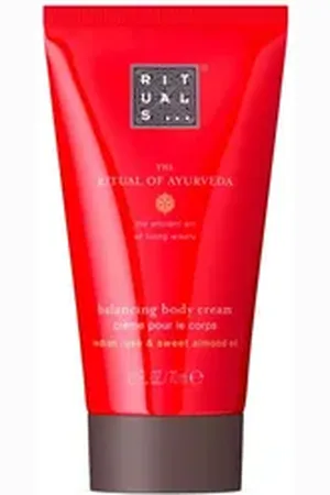 Rituals Körpercreme 70 ml The Ritual of Ayurveda Body Cream 70 ml, Mit pflegendem Süßmandelöl und dem zarten Duft von indischer Rose rot