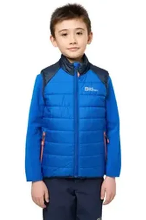 Jack Wolfskin Steppweste ZENON für Kinder blau 176