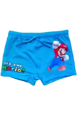 Super Mario Boxer-Badehose Badehose Bademode blau 110