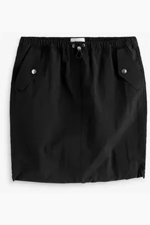 Next Minirock Cargo-Minirock – Petite (1-tlg) schwarz XS