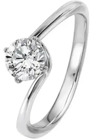 Viventy By Adler Solitärring Verlobungsring 925 Sterlingsilber Antragsring Zirkonia silberfarben 56