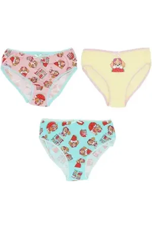 Petrol Industries PAW PATROL Slip Paw Patrol Mädchen Slips – 3er Pack Unterwäsche aus reiner Baumwolle 110/116 cm