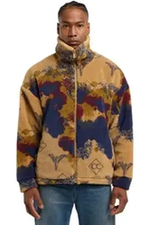 Carlo Colucci Sweatjacke Dissertori beige|braun 4XL