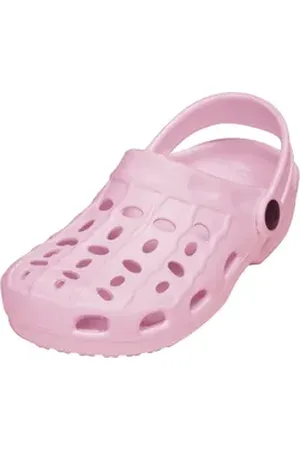 Playshoes Clog leicht und bequem, rutschhemmendes Profil rosa