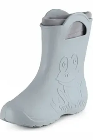 Ladeheid EVA Regenstiefel LA-CA-12 federleichte Regenschuhe Damen Gummistiefel mit herausnehmbares Innenfutter grau 40-41 EU