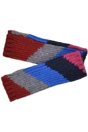 Seeberger Strickhandschuhe Strick Stulpen mit besonderen Streifen 19472-0 bunt