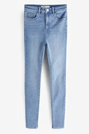 Next Skinny-fit-Jeans Superweiche Skinny Fit Jeans, Kurzgröße (1-tlg) blau 16 (GB: 4 Petite)