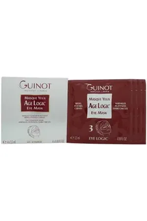 Guinot Augencreme Masque Yeux Age Logic Augenmaske Set 4 x 5.5ml Sachet