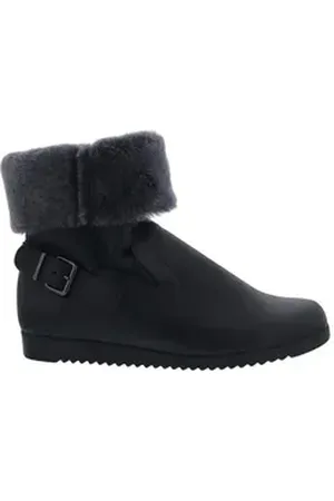 Arche Baovya, Kurzstiefel, Andes & mouton tornas, Noir, Warmfutter Reißverschlussstiefel schwarz 41 EU