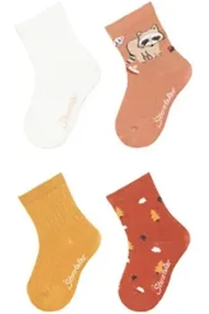 Sterntaler ® Feinsöckchen Socken 4er-Pack Waschbär (4-Paar, 4er-Pack) angenehm weich zu tragen, hautsympatisch und atmungsaktiv, im 4er-Pack weiß 18