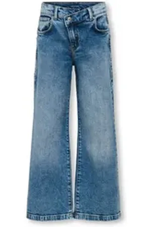 ONLY Bootcut-Jeans KOGCHERRY CROSSOVER WIDE LEG DNM AZG blau 128