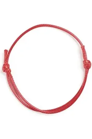 Aaron Bane Armband Set 3 Stück Kabbalah Rotes Armband Dünnes Glücksband aus Seil für Schutz (3-tlg)