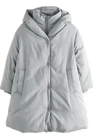 Next Steppmantel Wasserabweisender doppellagiger Parka (1-tlg) grau 128 (8 J.)