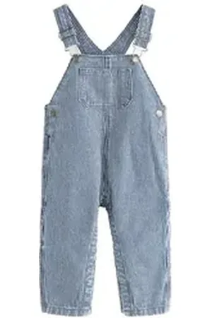 Next Latzhose Zimmermanns-Latzhose aus 100 % Baumwolle (1-tlg) blau 110-116 (5-6 J,)