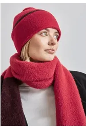 Street one Strickmütze aus softem Materialmix rot