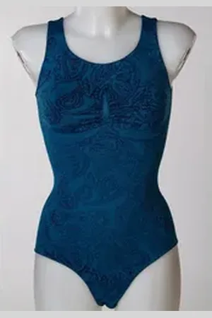 BELLY CLOUD Shaping-Body Paisley Shaping Body 9083 blau XXXL