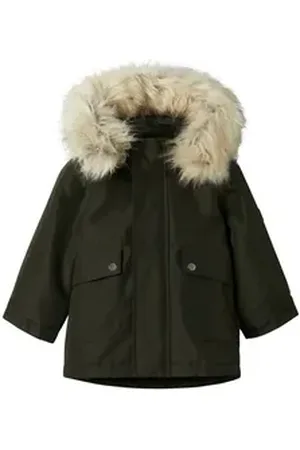 NAME IT Winterjacke NMMMillo (1-St) grün 86