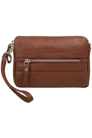 Betty Barclay Abendtasche, echt Leder braun