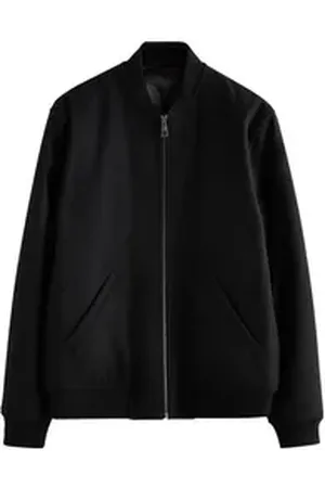 Next Bomberjacke Wattierte Bomberjacke mit Wolle (1-St) schwarz XXL