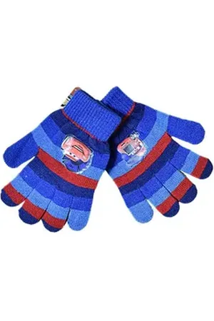 Disney Cars Strickhandschuhe Lightning McQueen Kinder Fingerhandschuhe aus Feinstrick bunt
