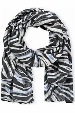 Gerry Weber Modeschal Nachhaltiger Schal mit Allover-Dessin schwarz