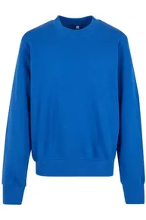 Urban classics Hoodie Boys Light Terry Crew blau 110/116
