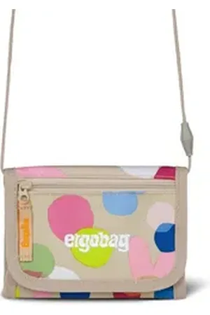 Ergobag Schulranzen Brustbeutel Flower PowBär (1 Stück), Münzfach, Fahrkartenfach, Geldbeutel bunt