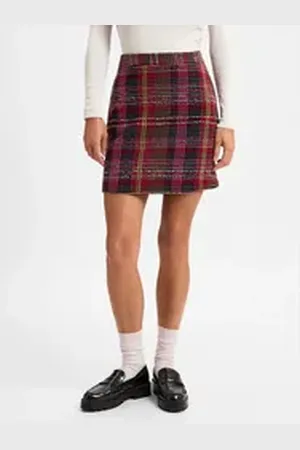 Marie Lund Minirock rot|schwarz 42