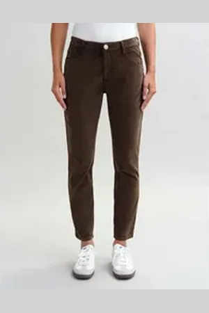 Opus Slim-fit-Jeans Evita glazed braun 40 L28