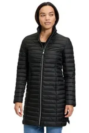 Cartoon Steppjacke Steppjacke mit Stehkragen schwarz 34